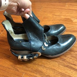 Navy blue leather Steven Freebird - 8